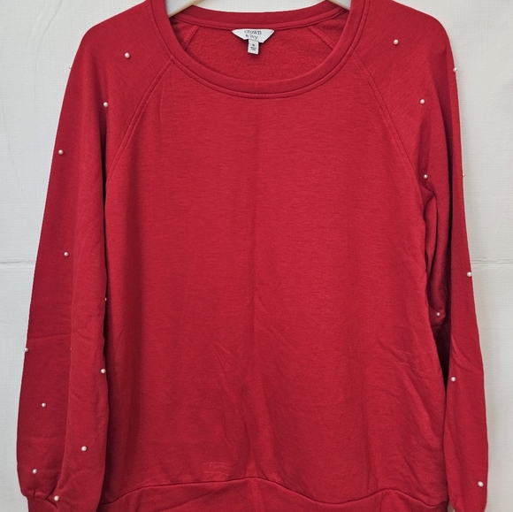 Soft Fleece W/ Pearls M NWOT - Picture 4 of 8